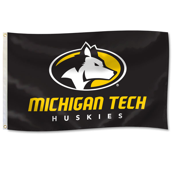 #40Uu Michigan Tech Huskies Boat Flag (SKU 116134802000023)