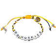 #41Cc Go Huskies Box Bead Braided Bracelet From Jardine