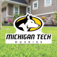 #41D Michigan Tech Huskies Yard Sign From Cdi (Special Order)