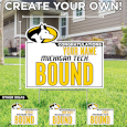 #41N Michigan Tech Alumni License Frame