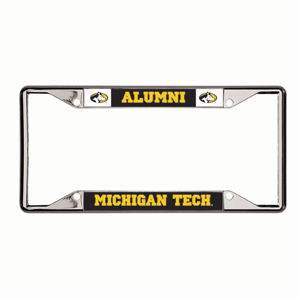 #41S Michigan Tech Alumni License Frame With Logo (SKU 115241372000001)