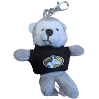 #42K Michigan Tech Husky Plush Keytag