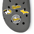#42R Michigan Tech Huskies Shoe Charms 4Pk From Jardine