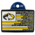 #42S Michigan Tech Do What You Love Life Is Good Flag Sticker From Blue 84
