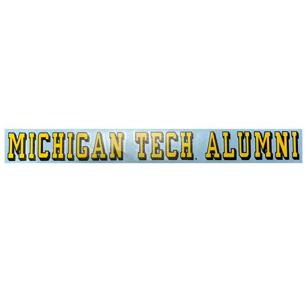 #43D Michigan Tech Alumni Decal From Potter Decals (SKU 115984352000001)