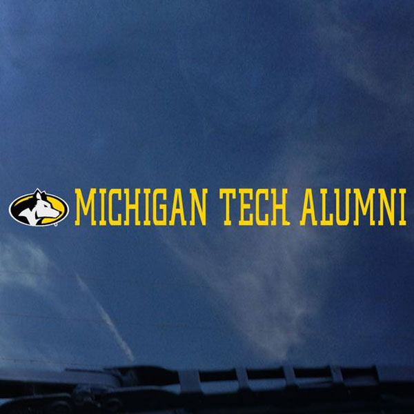 #43Ff Michigan Tech Alumni Exterior Decal From Cdi (SKU 116466002000001)