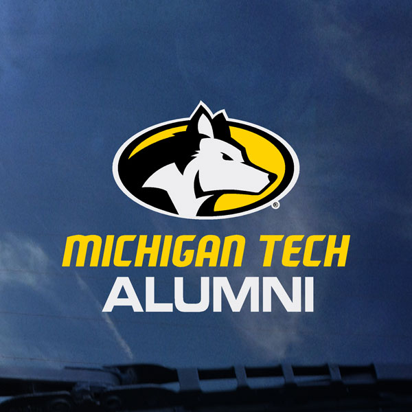 #43Ii Exterior Michigan Tech Alumni Decal From Cdi (SKU 116466172000001)