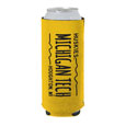 #43Oo Gold Michigan Tech Tall Skinny Can Cooler From Spirit