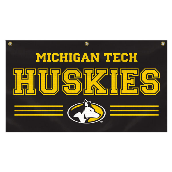 #43R Michigan Tech Room Banner 17" X 30" (SKU 116880682000023)