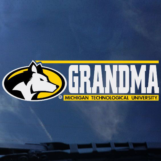 #43Tt Michigan Tech Grandma Decal From Cdi (SKU 115433742000015)