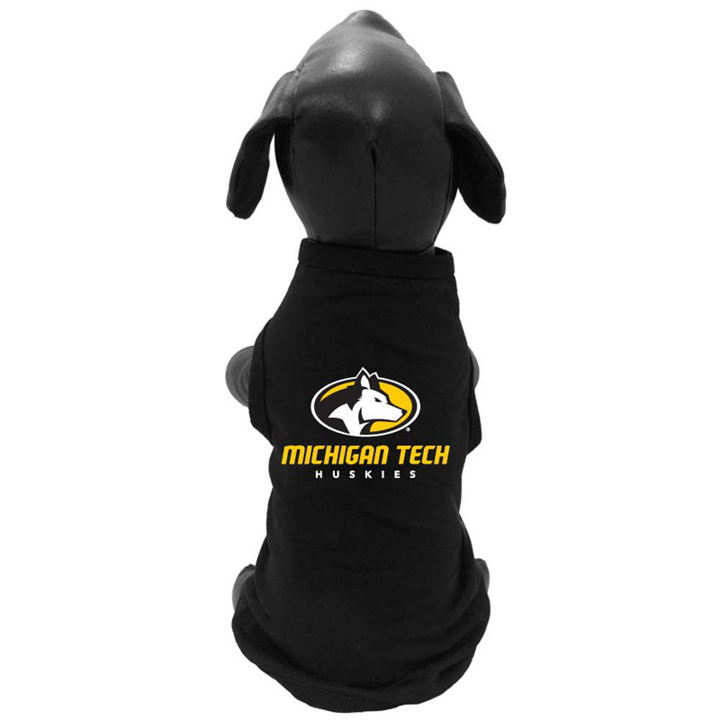 #44Q Pet Tee With Embroidered Michigan Tech Logo (SKU 117036482000027)