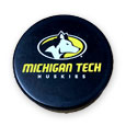 #44Rr Michigan Tech Huskies Hockey Puck