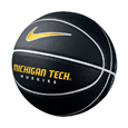 #44W Nike Basketball With Michigan Tech Logo