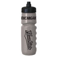 #51Ee Silver EZ Squeeze Water Bottle With Michigan Tech Print From Spirit