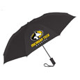 #60D Michigan Tech Huskies Logo Automatic Folding Umbrella From Storm Duds