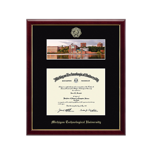 #10 Embossed Edition Galleria Frame With Campus Scene (SKU 109311102000005)