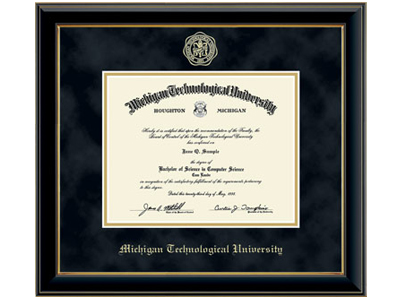 #05 Embossed Onyx Gold Diploma Frame From Church Hill Classics (SKU 110812652000005)