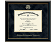 #05 Embossed Onyx Gold Diploma Frame From Church Hill Classics